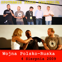 Pokaz filmu Wojna Polsko - Ruska ,   fot.T.Stokowski